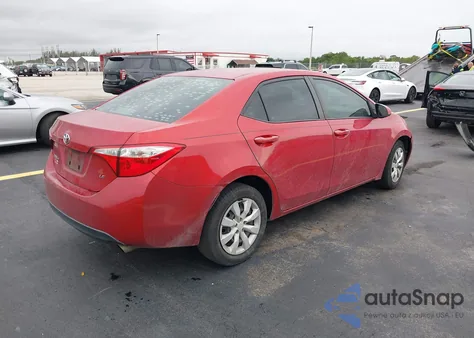 2015 Toyota Corolla Le из США, поврежденный, VIN 2T1BURHEXFC232346